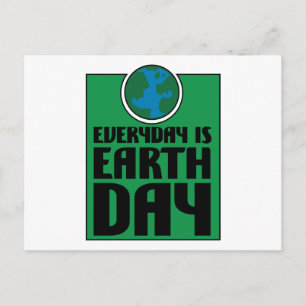 Cartão Postal Todos os dias é Dia da Terra