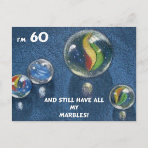 CARTÃO POSTAL TODOS OS MEUS MARBLES 60 ANOS
