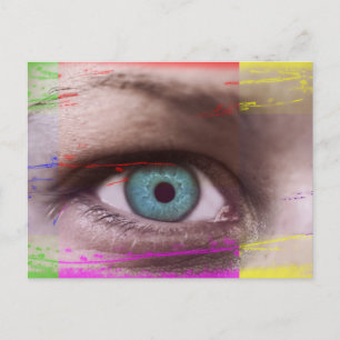 Cartão Postal Todos os Olhos Vendo