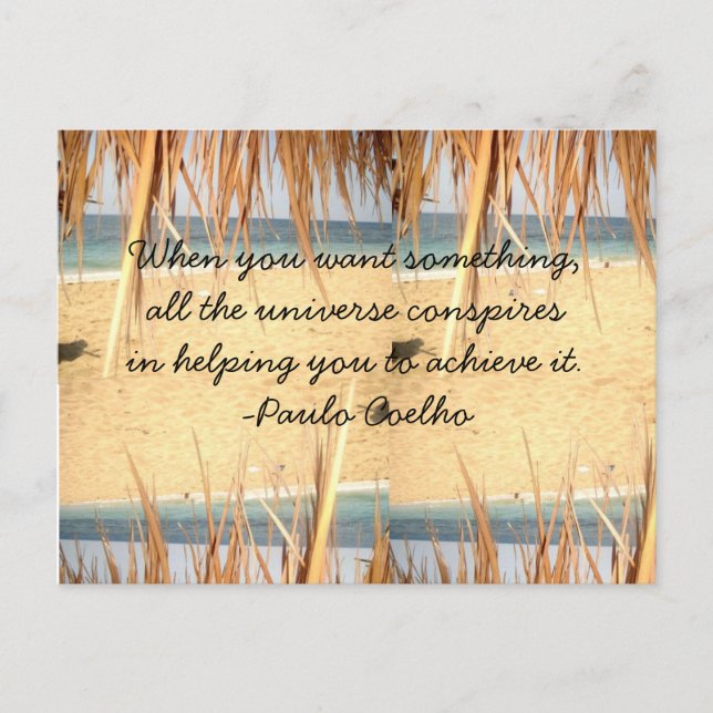 Cartão Postal Todos Os Universos Conspiram Cartão-Postal (Frente)