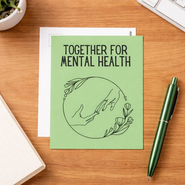 Cartão Postal Together For Mental Health (Criador carregado)
