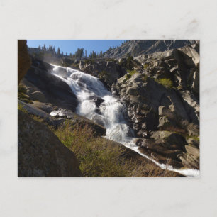 Cartão Postal Tokopah Falls II no Parque Nacional Sequoia
