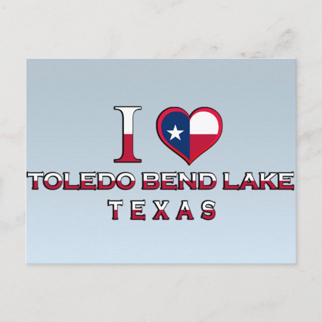 Cartão Postal Toledo Bend Lake, Texas (Frente)
