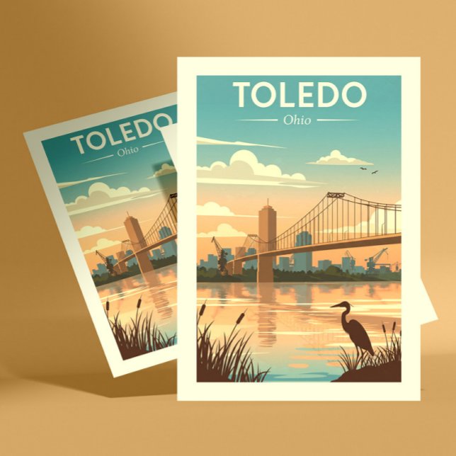 Cartão Postal Toledo Ohio Vintage (Criador carregado)