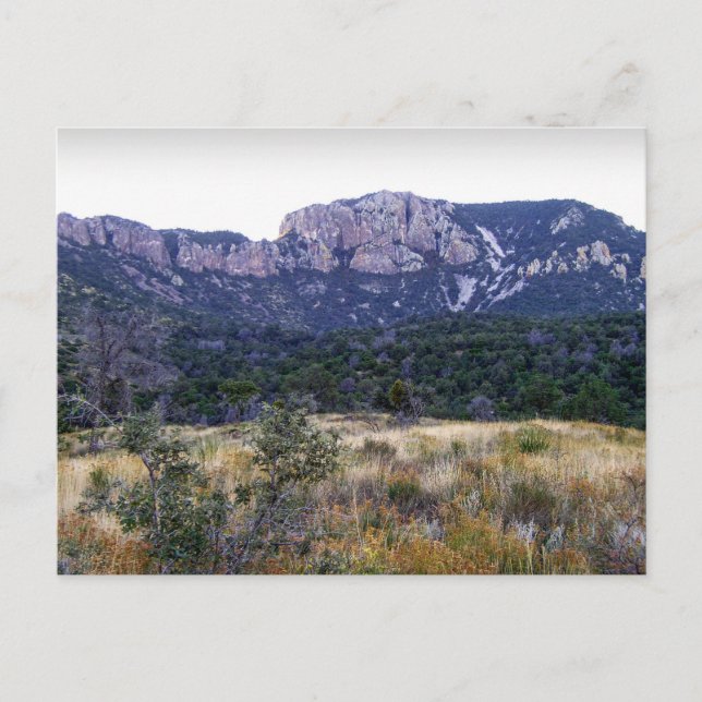 Cartão Postal Toll Mountain, Big Bend National Park, Texas (Frente)