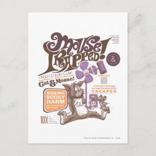 Cartão Postal Tom and Jerry Mouse Trapped