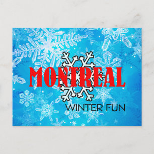Cartão Postal TOM de Montreal Winter DIVERTIDO