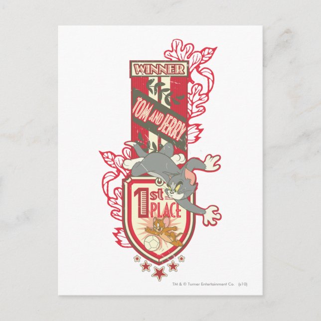 Cartão Postal Tom e Jerry 1rua Place 1 (Frente)