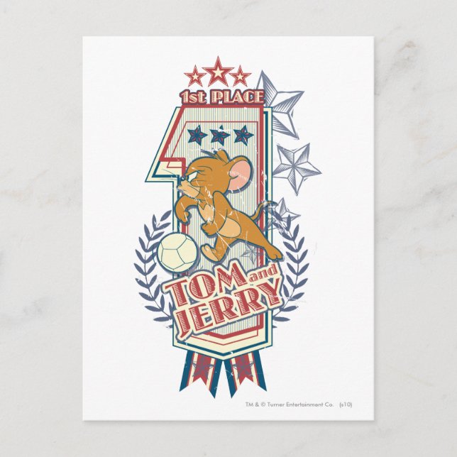 Cartão Postal Tom e Jerry 1rua Place 2 (Frente)