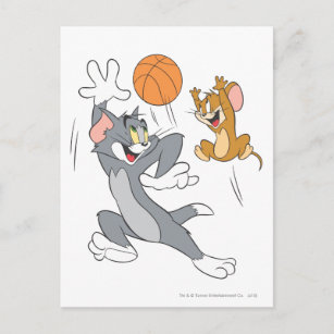 Cartão Postal Tom e Jerry Basbol 1