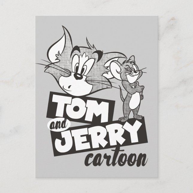 Cartão Postal Tom E Jerry | Cartoon Tom E Jerry (Frente)