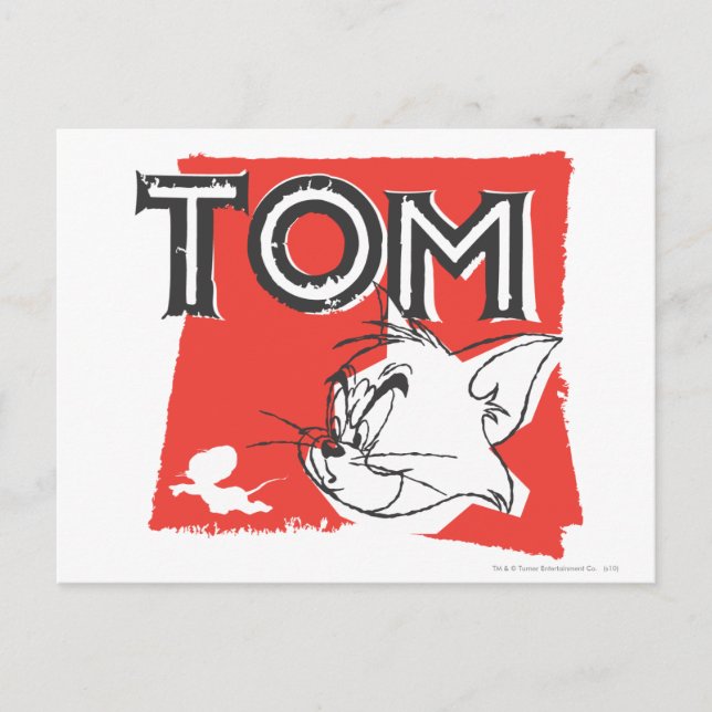 Cartão Postal Tom e Jerry Mad Cat (Frente)