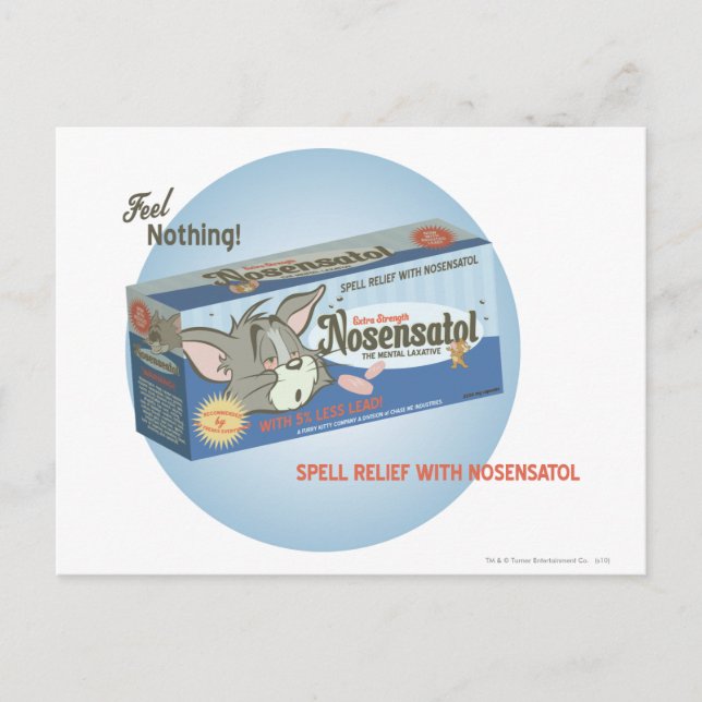 Cartão Postal Tom e Jerry Nosensatol 2 (Frente)