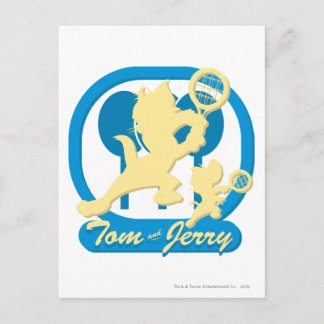 Cartão Postal Tom e Jerry Tênis Stars 3