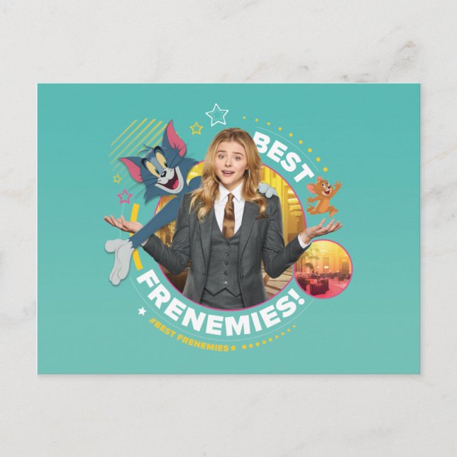 Cartão Postal Tom & Jerry Com Kayla - Melhores Franceses (Frente)