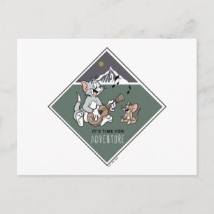 Cartão Postal Tom & Jerry "Está na hora da aventura"