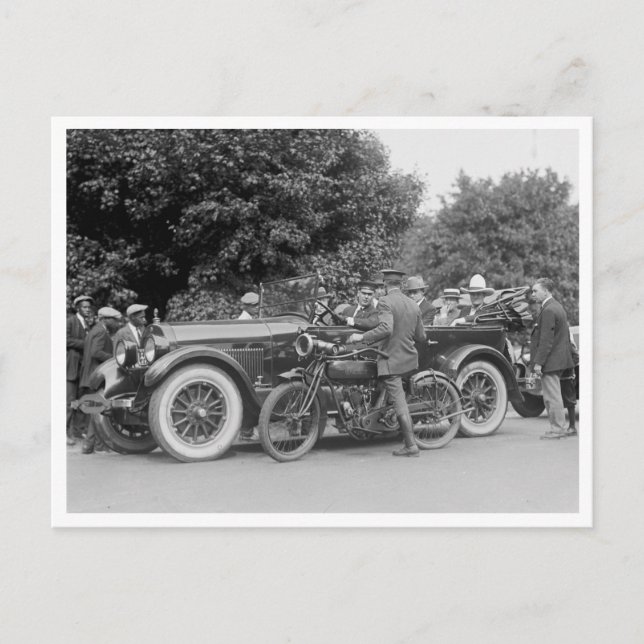 Cartão Postal Tom Mix foi preso por excesso de velocidade (Frente)