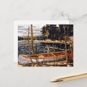 Cartão Postal Tom Thomson - A Canoa