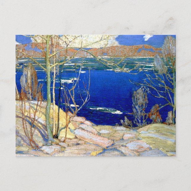 Cartão Postal Tom Thomson - Gelo Primavera (Frente)