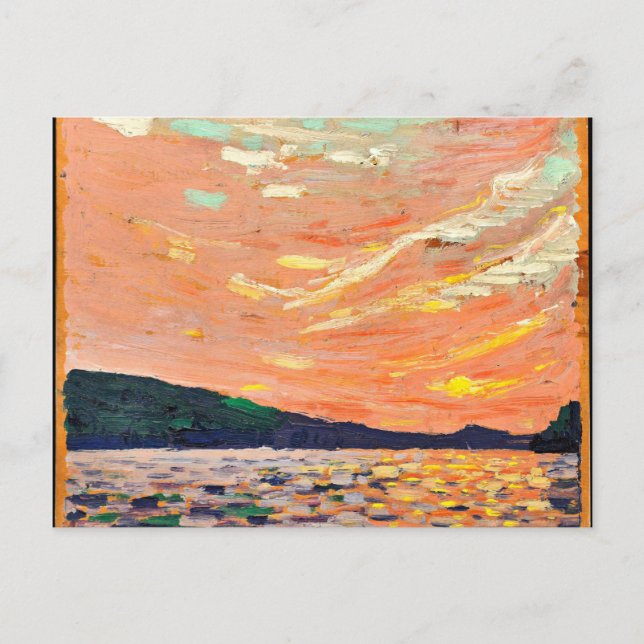 Cartão Postal Tom Thomson - Lago Smoke (Frente)