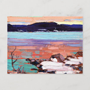 Cartão Postal Tom Thomson - Paisagem com neve