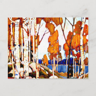 Cartão Postal Tom Thomson - Paisagem Decorativa grande
