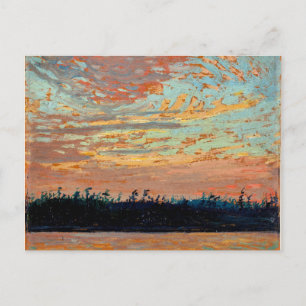 Cartão Postal Tom Thomson - Sunset Sky