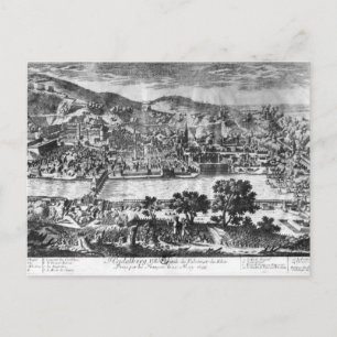 Cartão Postal Tomada de Heidelberg em 22 de maio de 1693