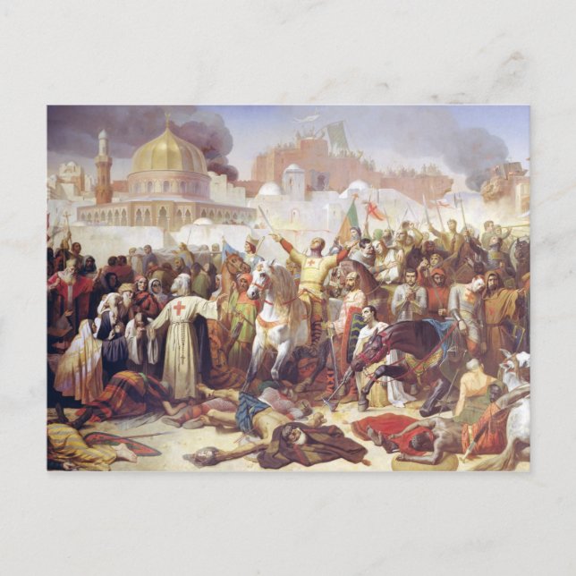 Cartão Postal Tomada de Jerusalém (Frente)