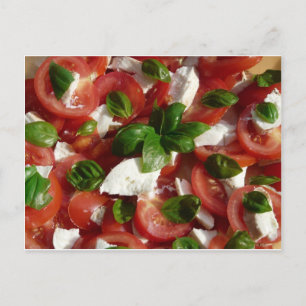 Cartão Postal Tomate e Mozzarella Salad