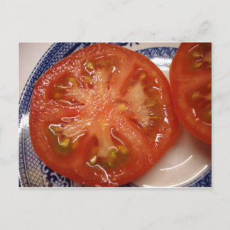 Cartão Postal Tomate Fatia Perfeita
