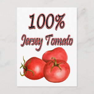Cartão Postal Tomate Jersey 100%