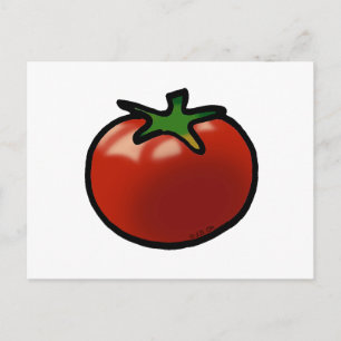 Cartão Postal Tomate vermelho