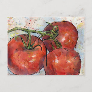 Cartão Postal Tomates Três