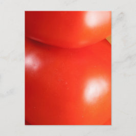 Cartão Postal Tomates vermelhos frescos empilhados