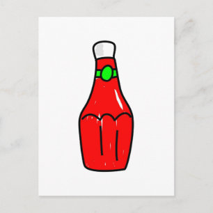 Cartão Postal Tomato Ketchup
