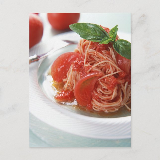 Cartão Postal Tomato Spaghetti (Frente)