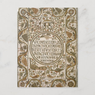 Cartão Postal Tombstone com epitáfio