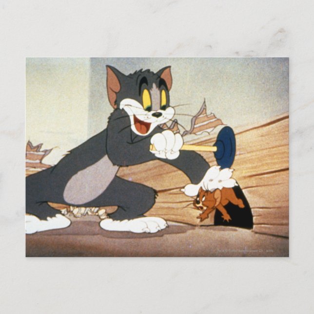 Cartão Postal Tome E Jerry Plunger (Frente)