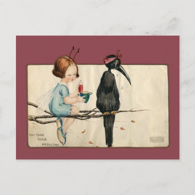 Cartão Postal Tome seu remédio (Frente)