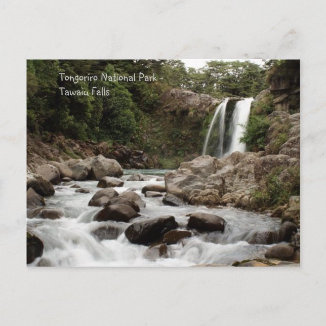 Cartão Postal Tongoriro Park (Frente)
