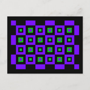 Cartão Postal Tontura Verde Violeta