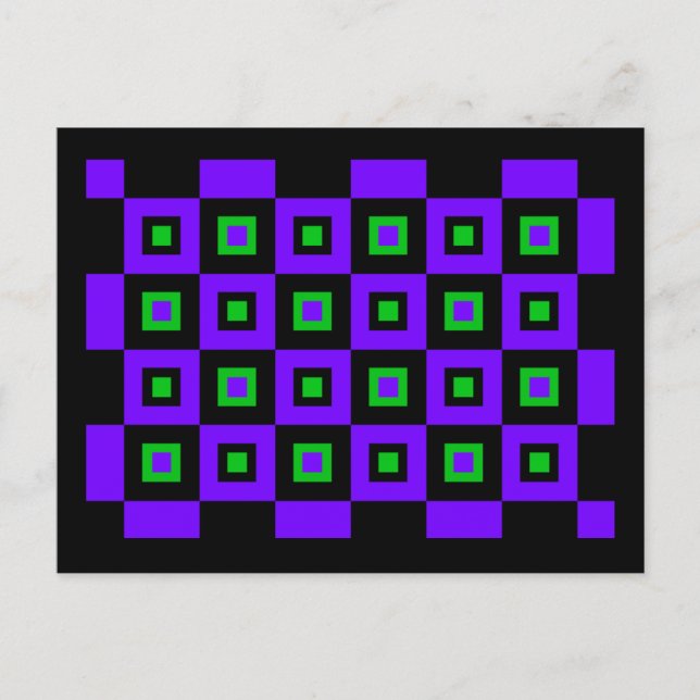 Cartão Postal Tontura Verde Violeta (Frente)