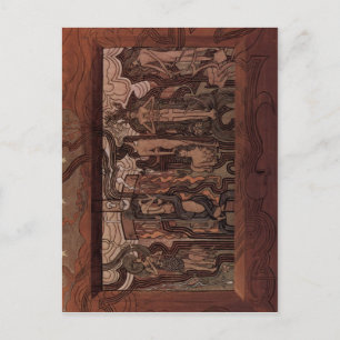 Cartão Postal Toorop, Jan Das Lied der Zeit 1893 Technical Paste