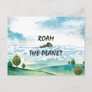 Cartão Postal TOP Roam o Planeta