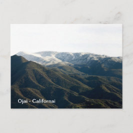 Cartão Postal Topa Com Neve