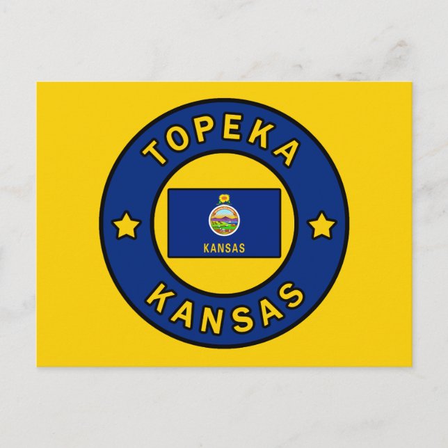 Cartão Postal Topeka Kansas (Frente)