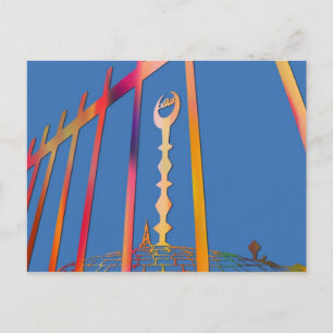 Cartão Postal Topo de uma Mesquita