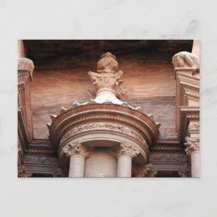 Cartão Postal topo do tesouro de petra