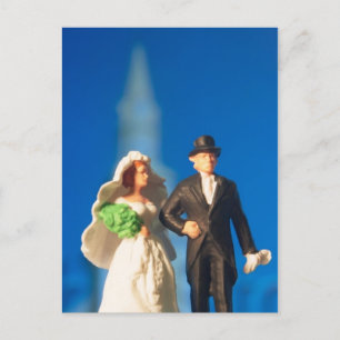 Cartão Postal Topper De Bolo De Casamento